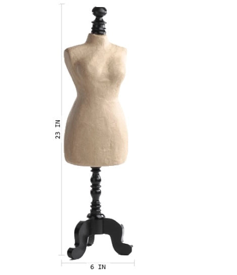 23" Paper Mache Display Mannequin