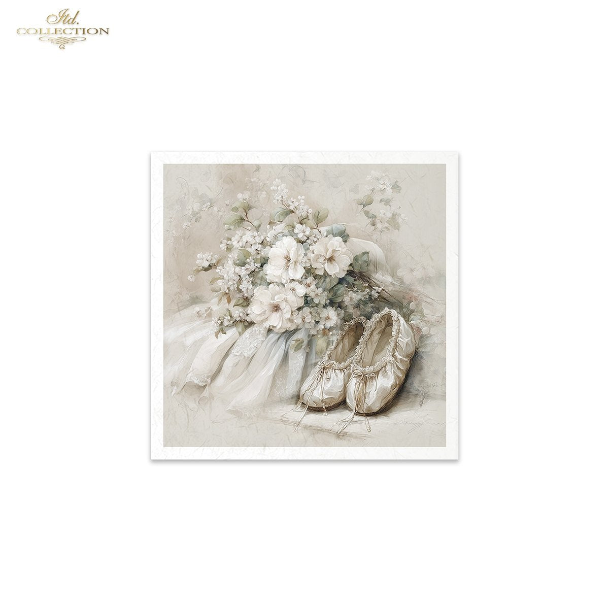 Decoupage Rice Paper Mini Set - Vintage Baby Shower
