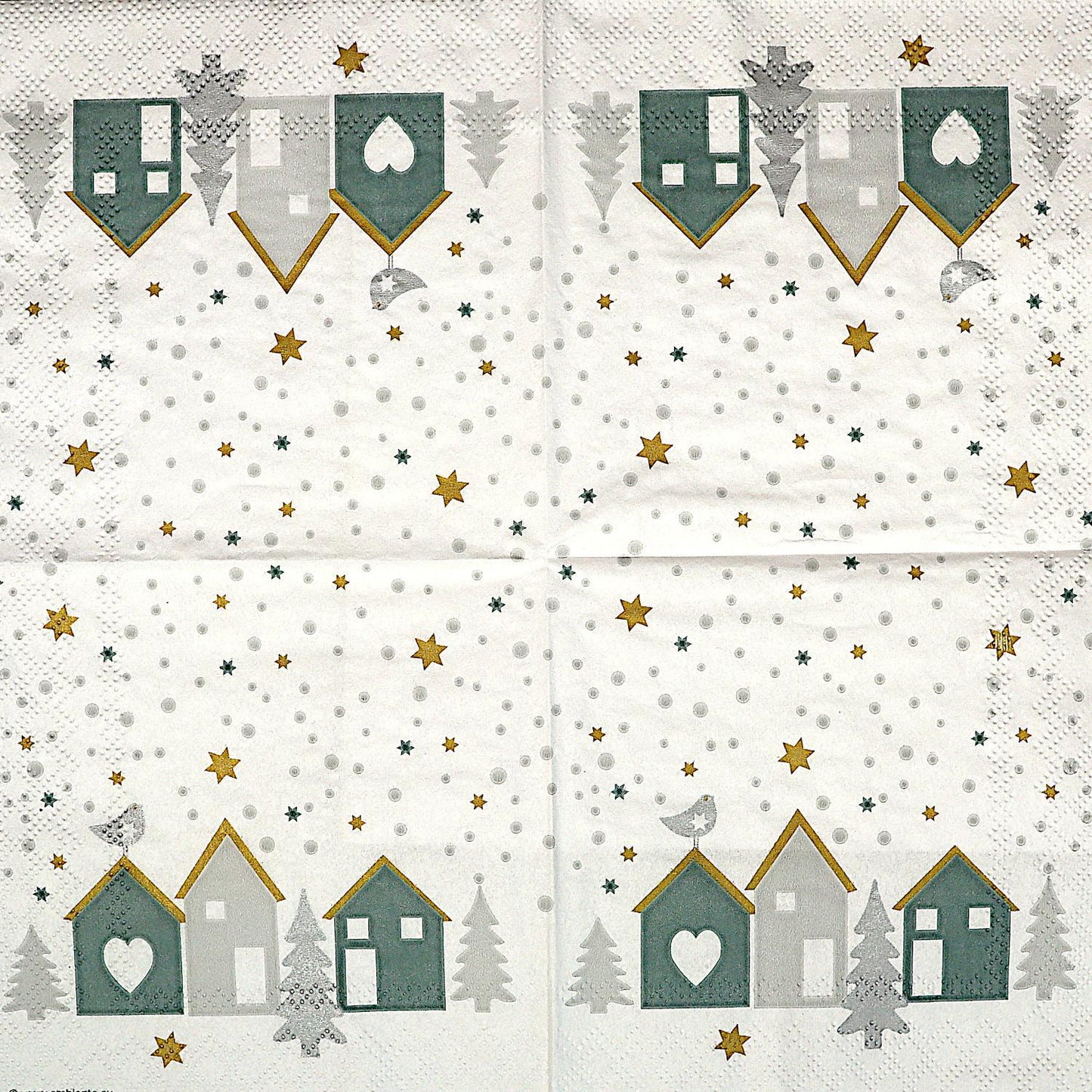 Decoupage Napkins 5" (2pcs)- Magic House Sage