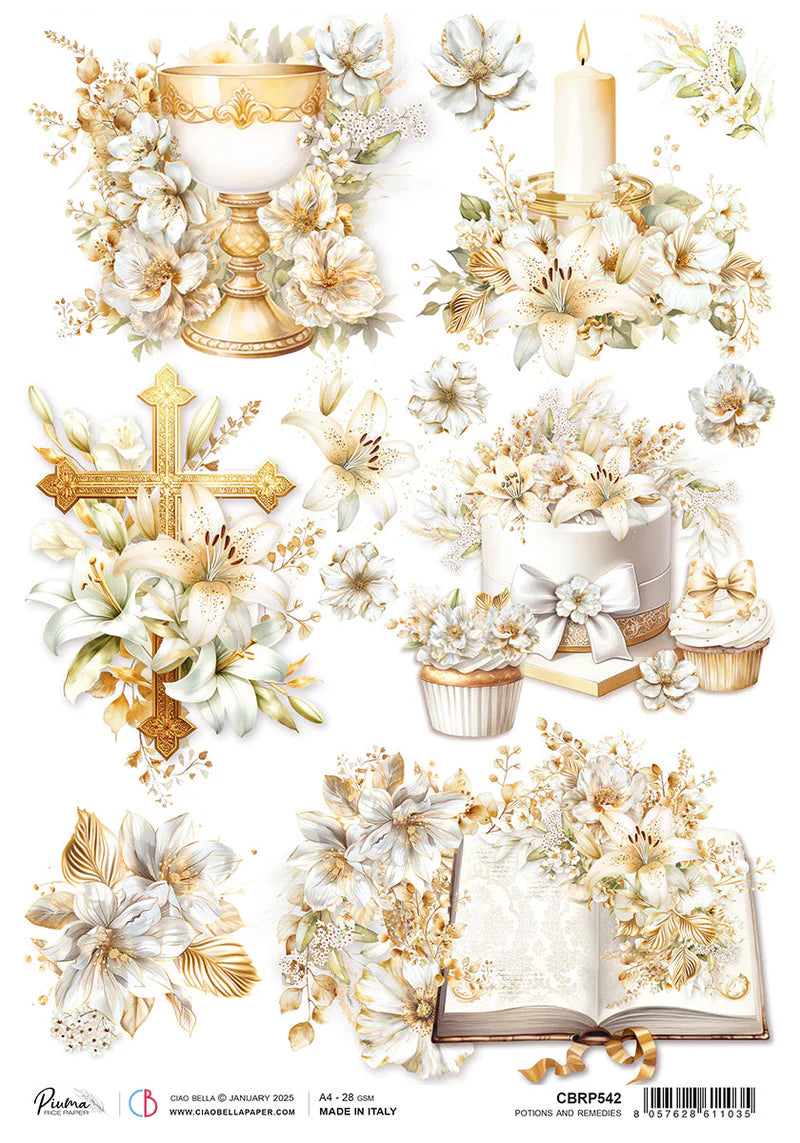 Ciao Bella A4 Rice Paper - Potions and Remedies