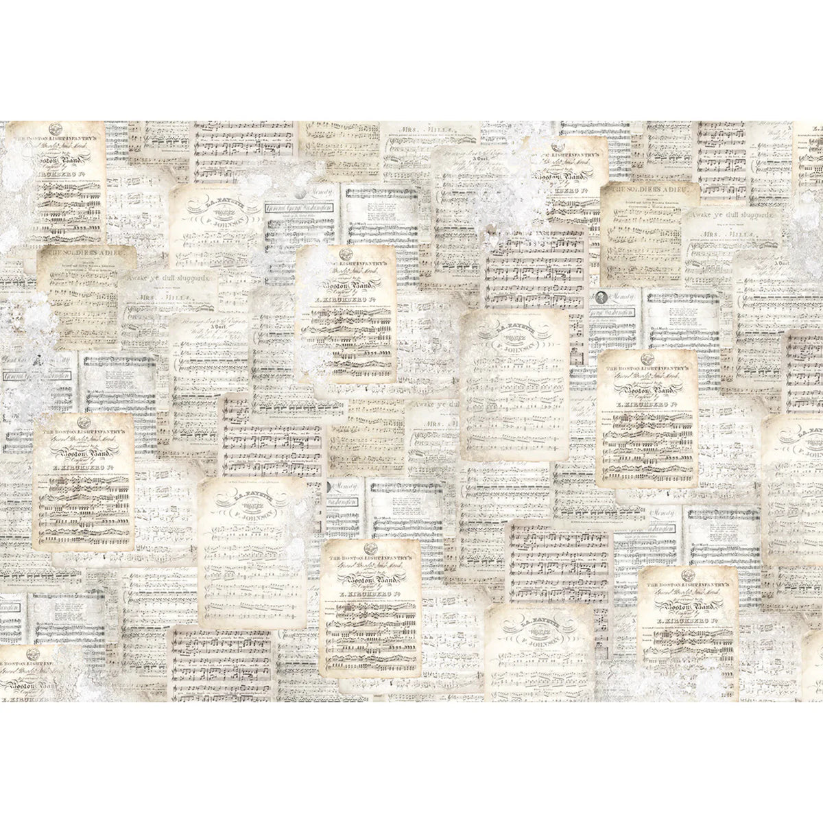 Ciao Bella Tissue Paper Paper - Vintage Music Sheet