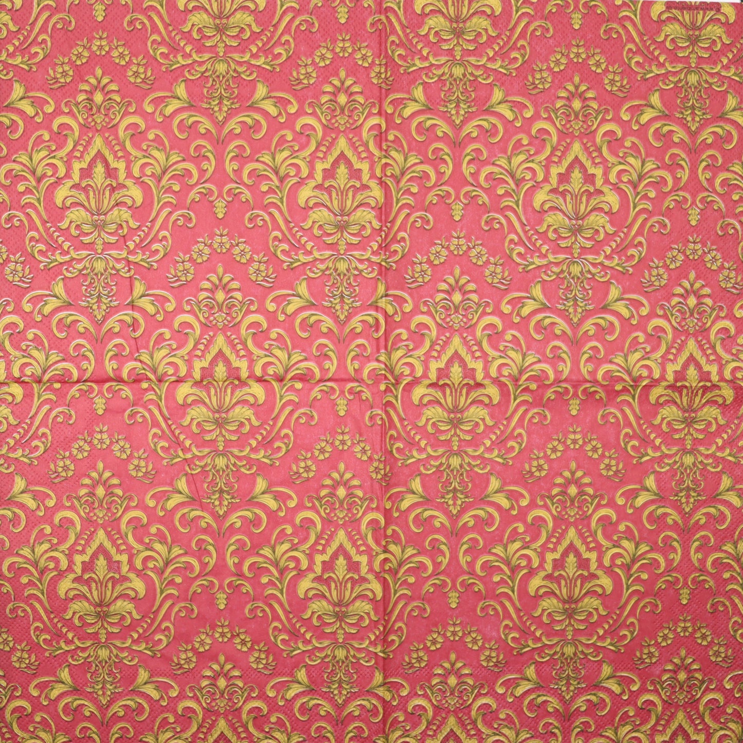 Decoupage Napkins 6.5" (2pcs)- Baroque Ornament Bordeaux