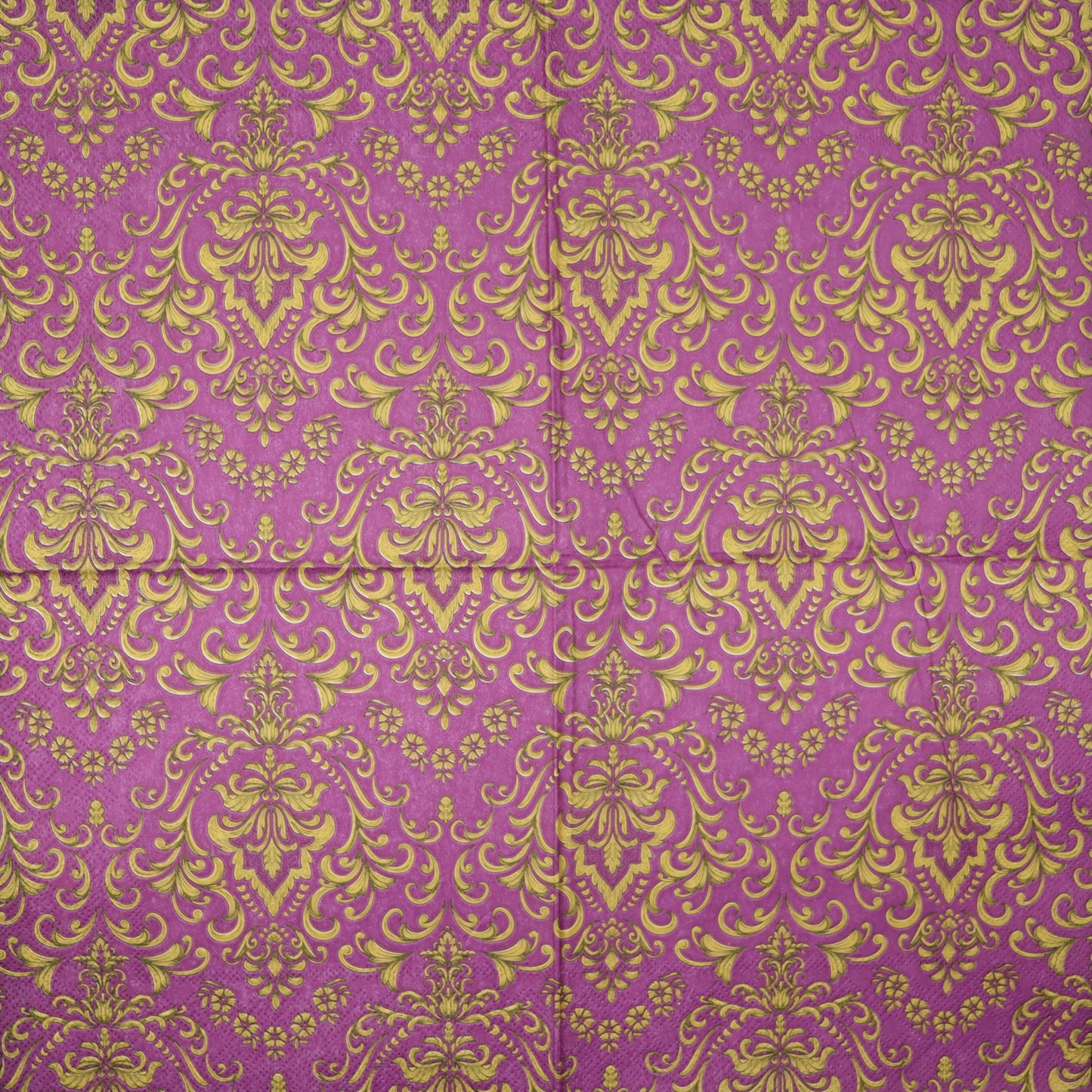 Decoupage Napkins 6.5" (2pcs)- Baroque Ornament Purple