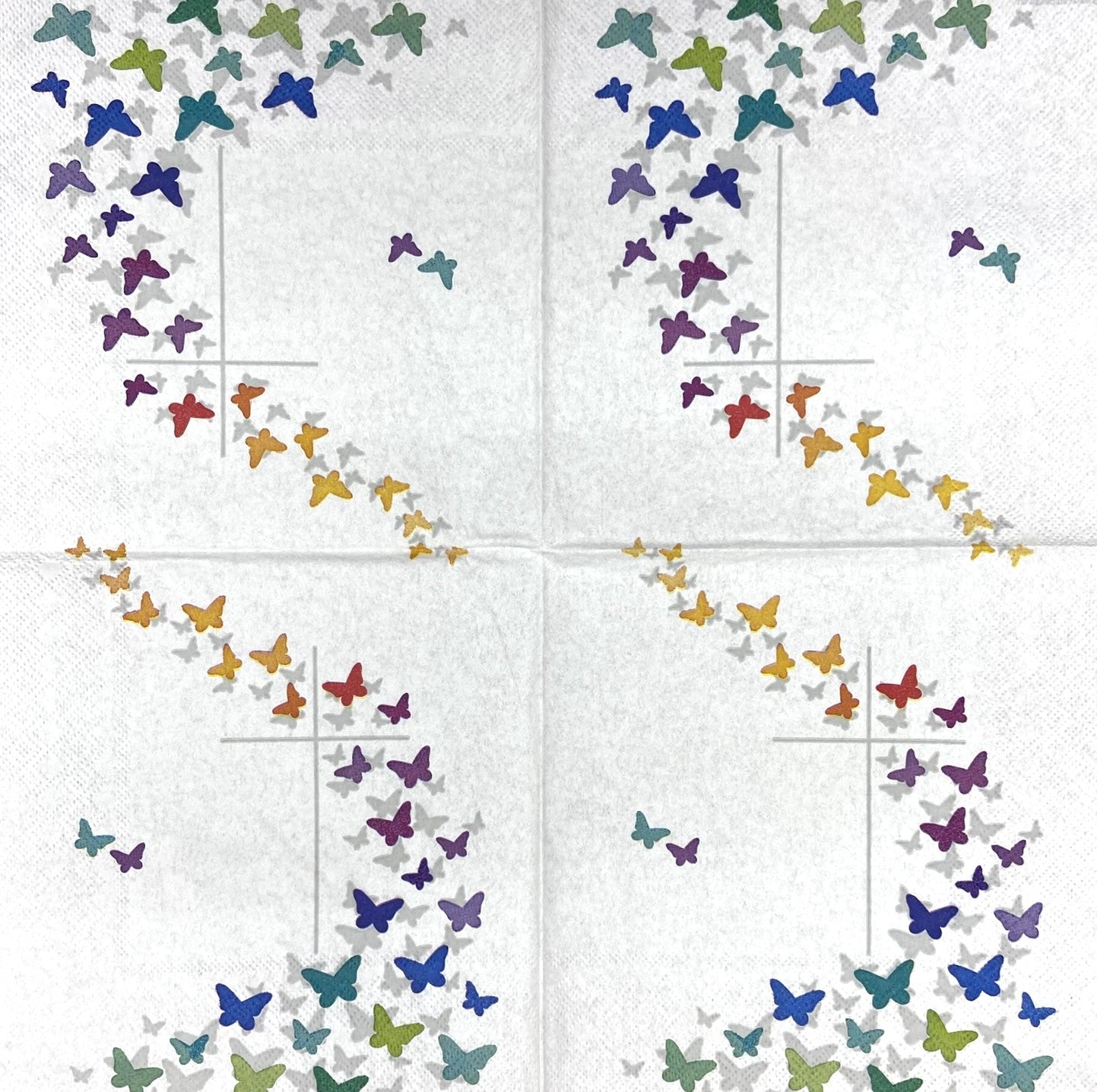 Decoupage Napkins 6.5" (2pcs)- Communion Butterflies
