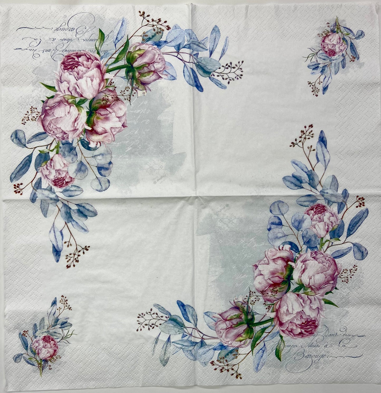 Decoupage Napkins 6.5" (2pcs)- Emilia