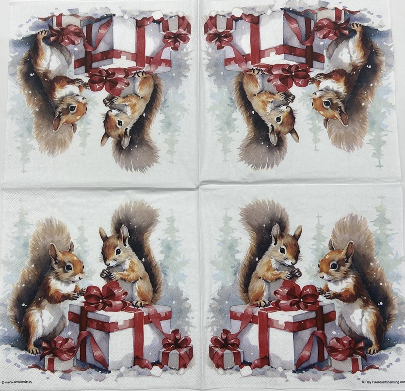 Decoupage Napkins 6.5" (2pcs)- Great Gift
