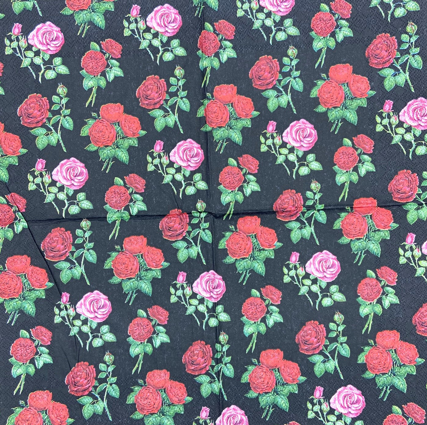 Decoupage Napkins 6.5" (2pcs)- Hailey Black