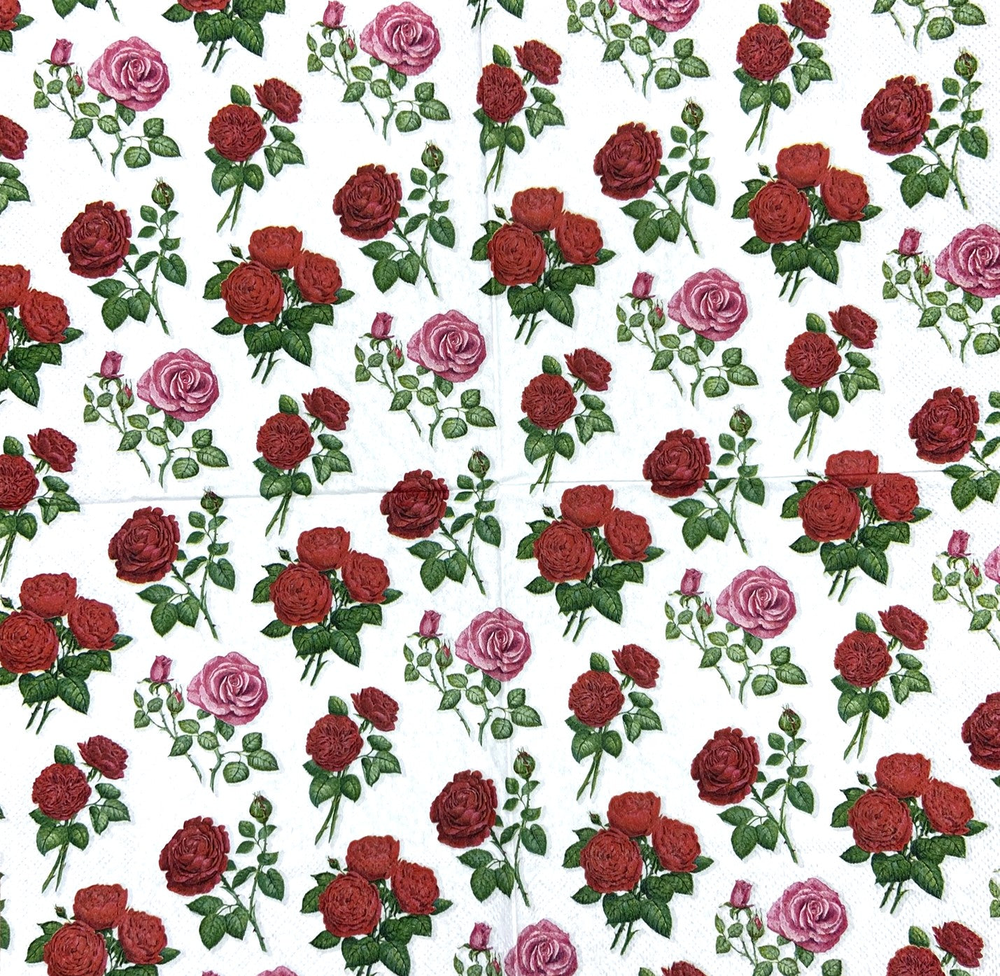 Decoupage Napkins 6.5" (2pcs)- Hailey White
