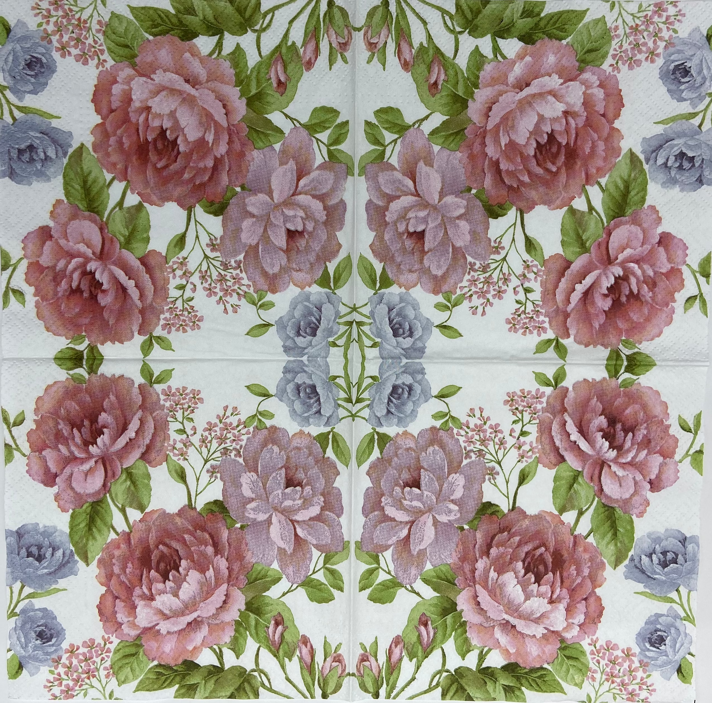 Decoupage Napkins 6.5" (2pcs)- Julietta Pink Peonies