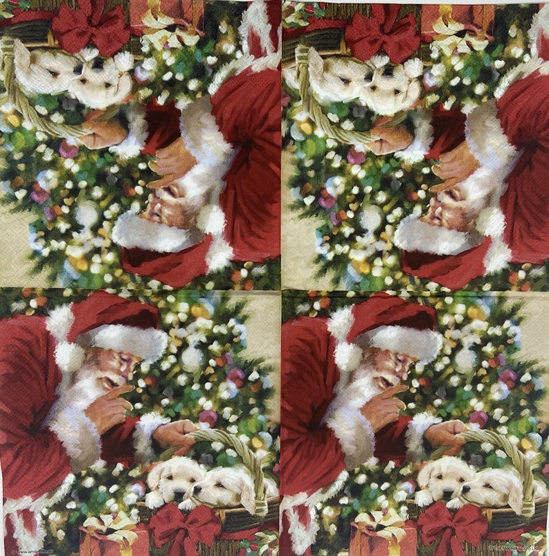 Decoupage Napkins 6.5" (2pcs)- Just Be Quiet