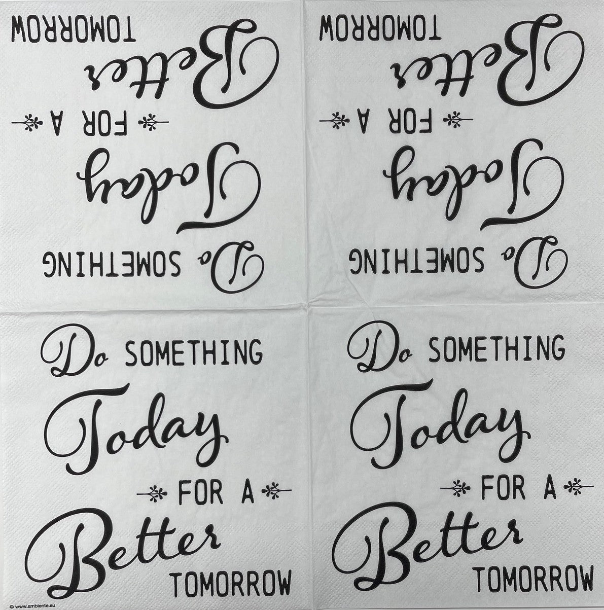 Decoupage Napkins 6.5" (2pcs)- Something