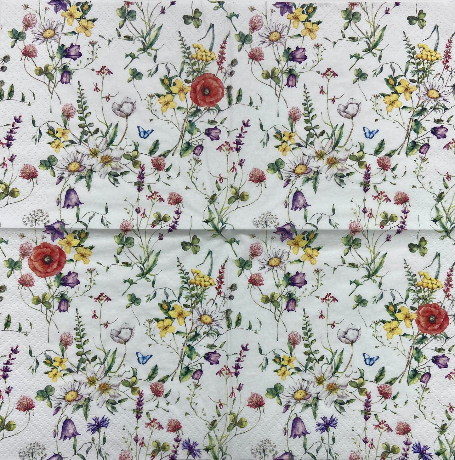 Decoupage Napkins 6.5" (2pcs)- Vild Blomma