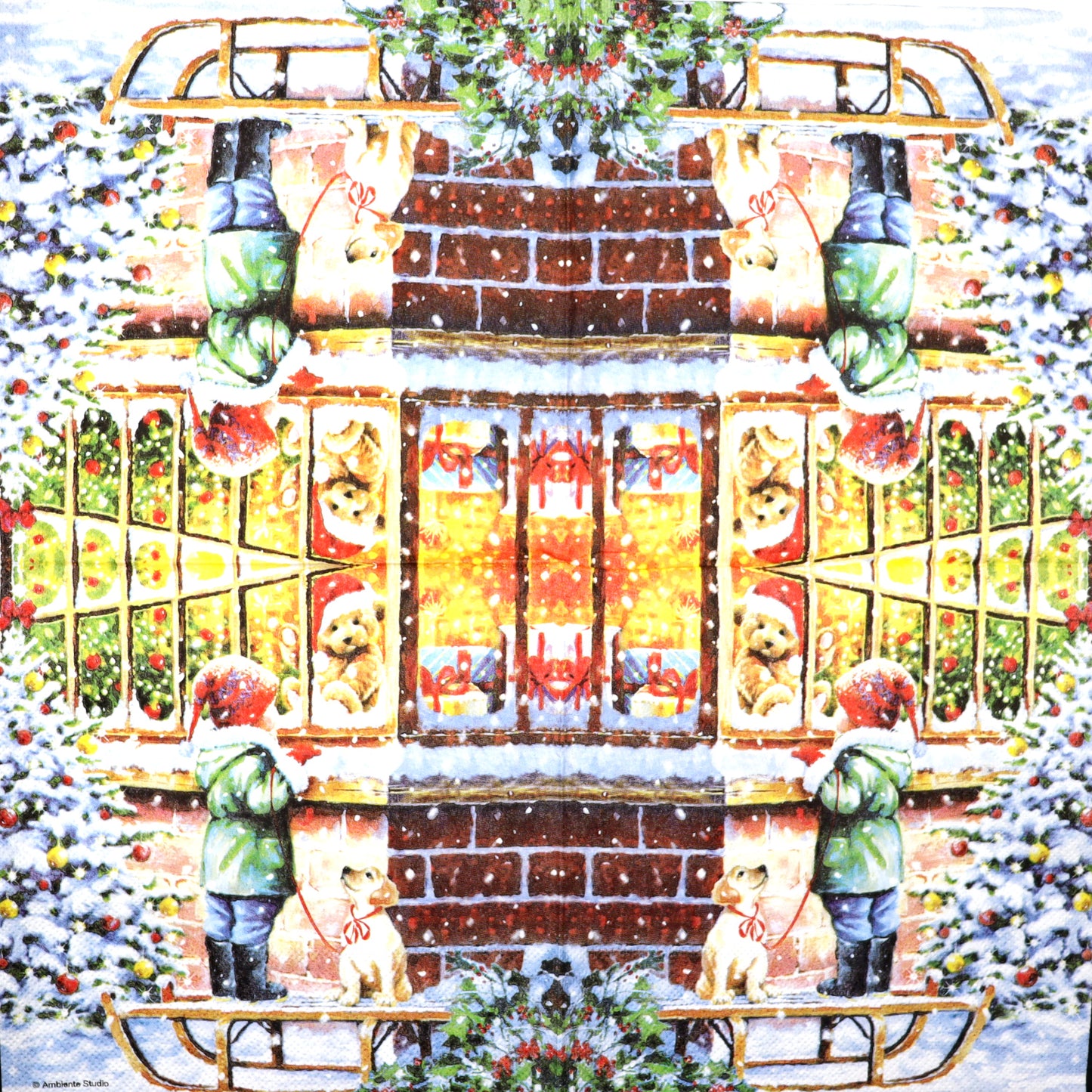 Decoupage Napkins 6.5" (2pcs)- Wishing