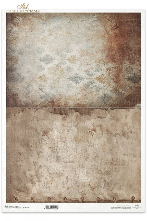 Decoupage Rice Paper - BackgroundsA3