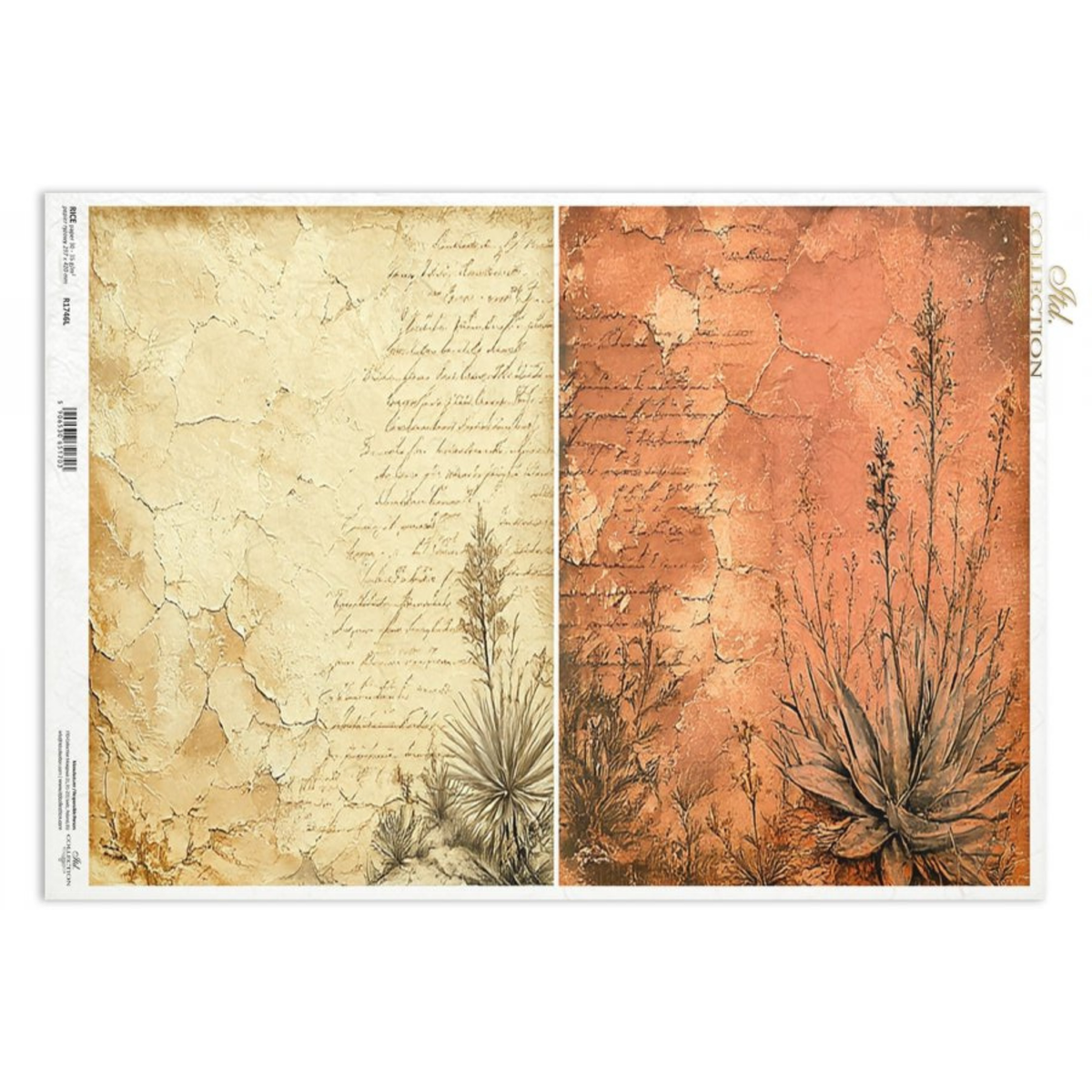 Decoupage Rice Paper - Distressed Backgrounds IIA3