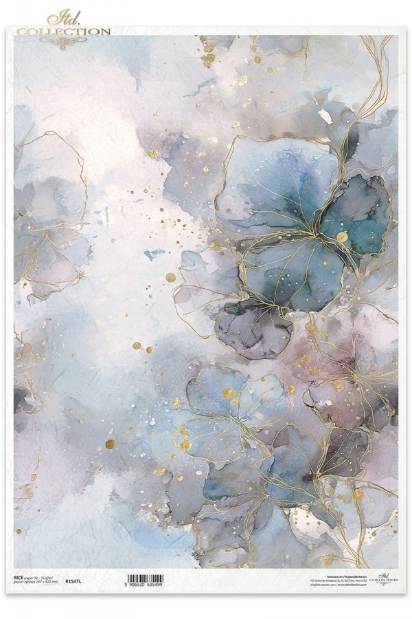 Decoupage Rice Paper - Garden of Muses IIIA3
