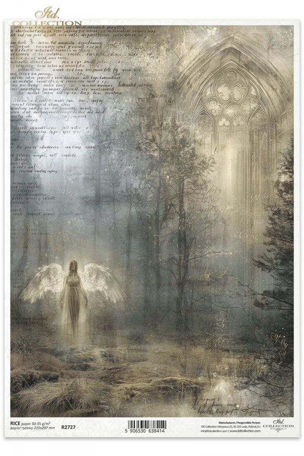 Decoupage Rice Paper - Luminous Passage A4