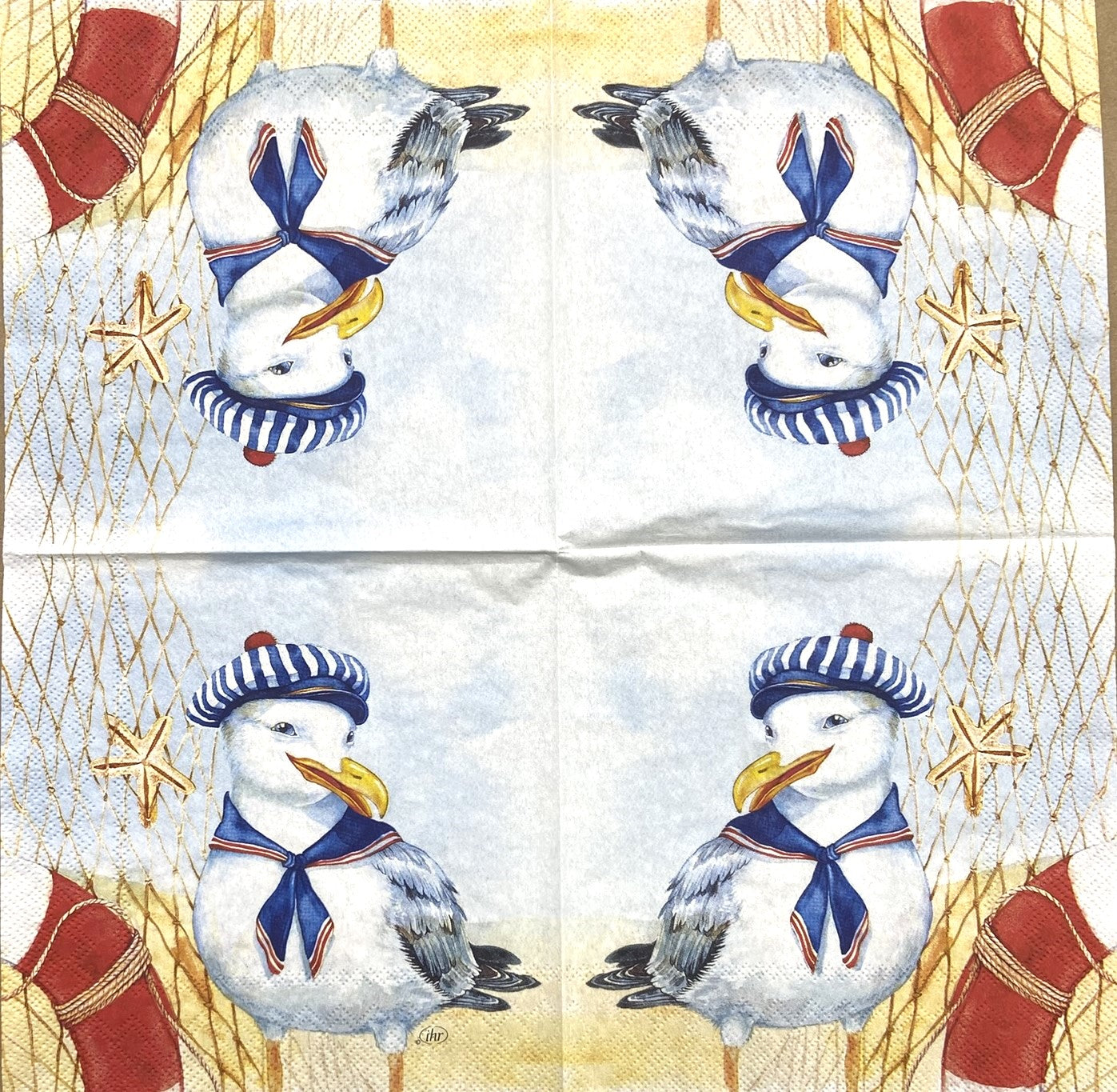 Decoupage napkins 6.5" (2pcs)- Captain Finn