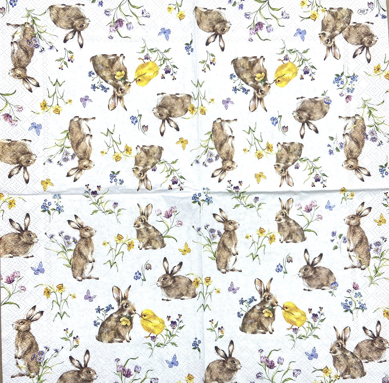 Decoupage napkins 6.5" (2pcs)- Easter Friends