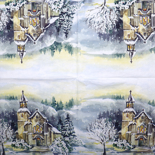 Decoupage napkins 6.5" - Holy Church