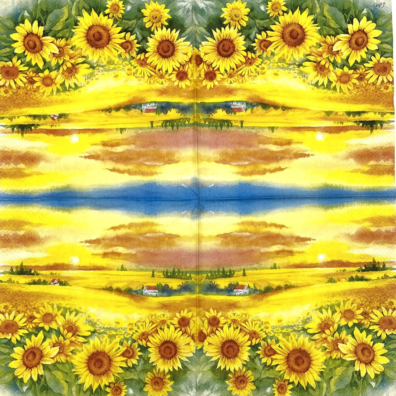 Decoupage napkins 6.5" (2pcs)- Joie de Vivre