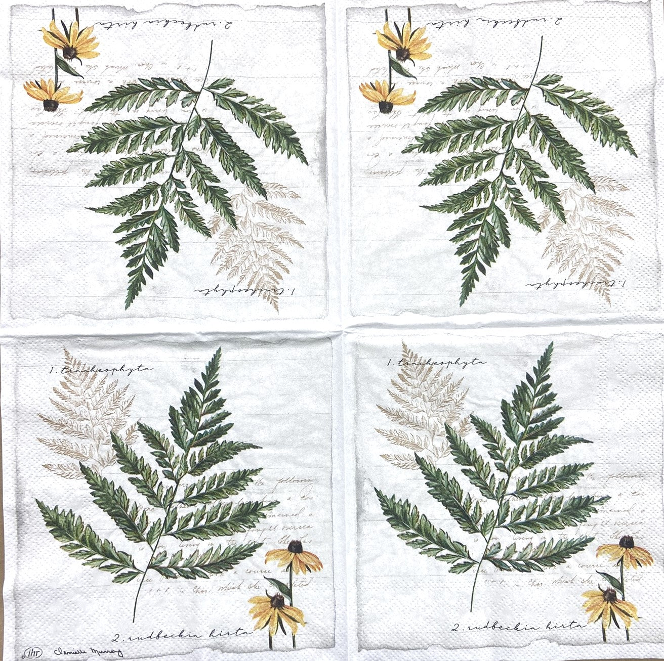 Decoupage napkins 6.5" (2pcs)- My Little Fern