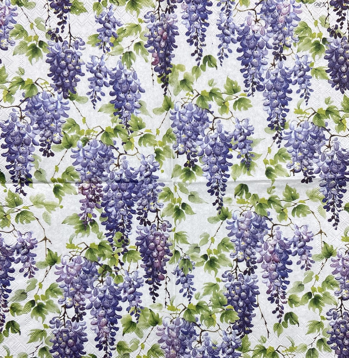 Decoupage napkins 6.5" (2pcs)- Purple Wisteria