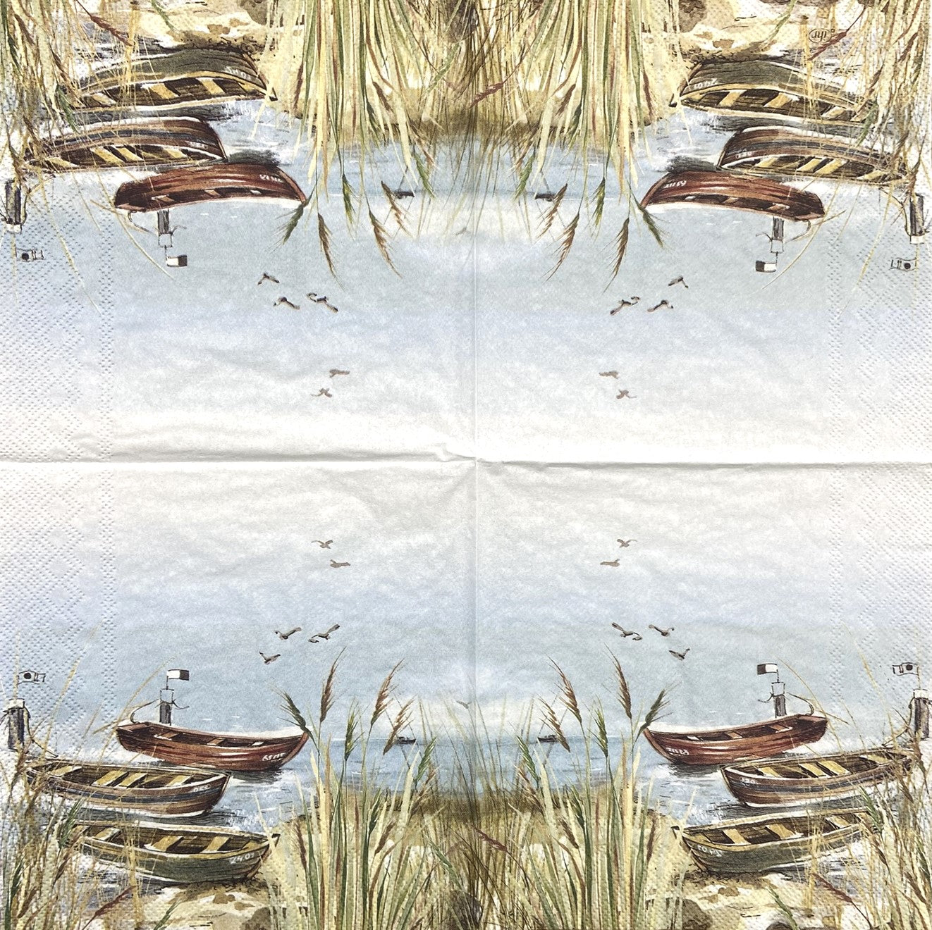 Decoupage napkins 6.5" (2pcs)- Quiet Place