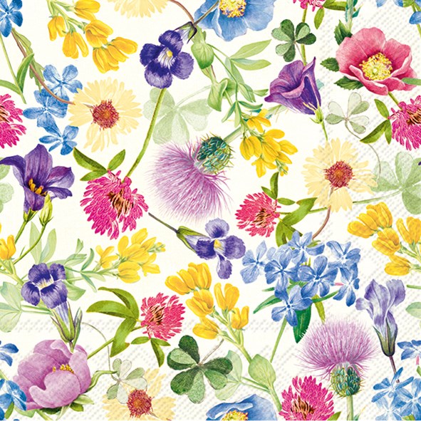 Decoupage Napkin Bundle - Floral Patterns