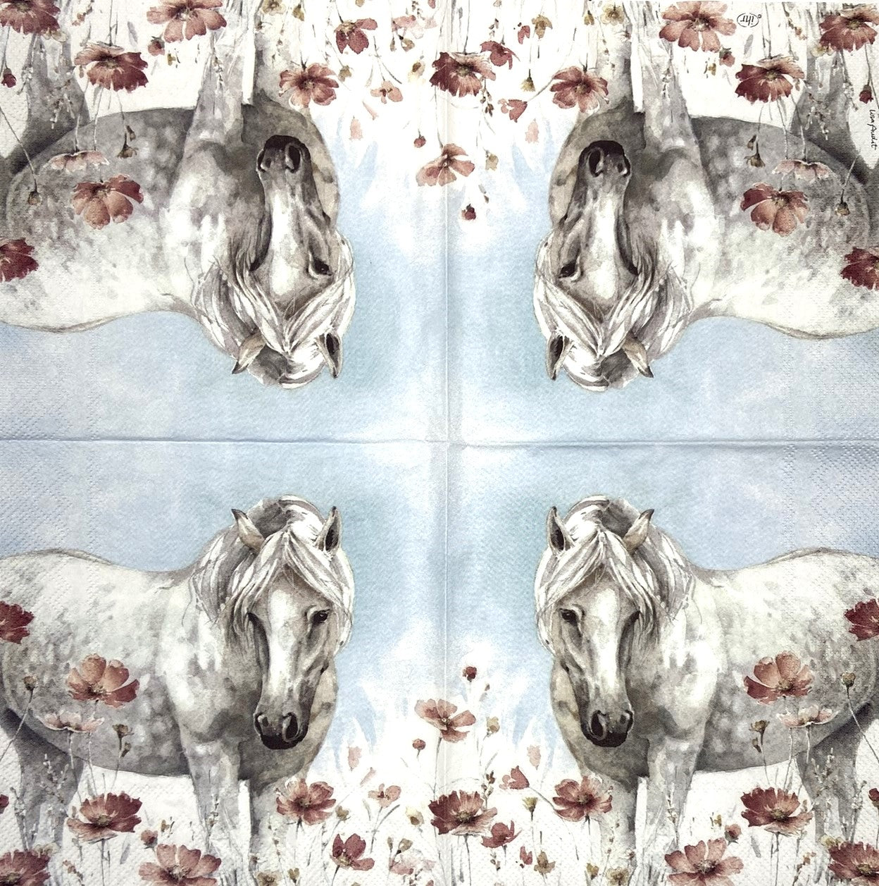 Decoupage napkins 6.5" (2pcs)- Wild Horse