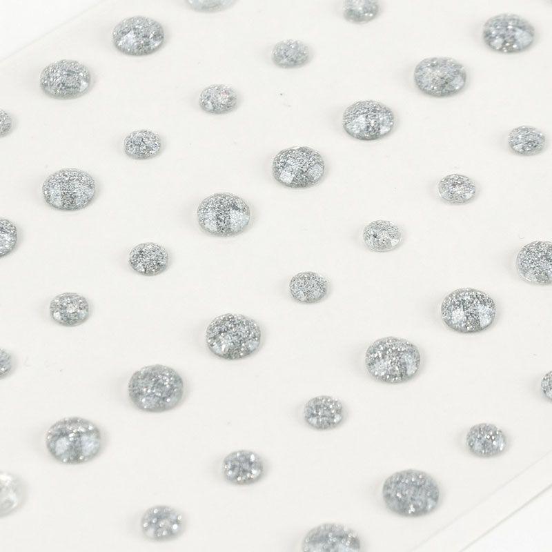Diamond Sparkles Glitter Gemstones - Silver Sparkles