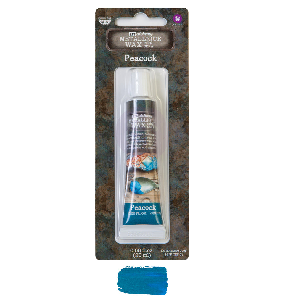 Finnabair Art Alchemy Metallique Wax - Peacock