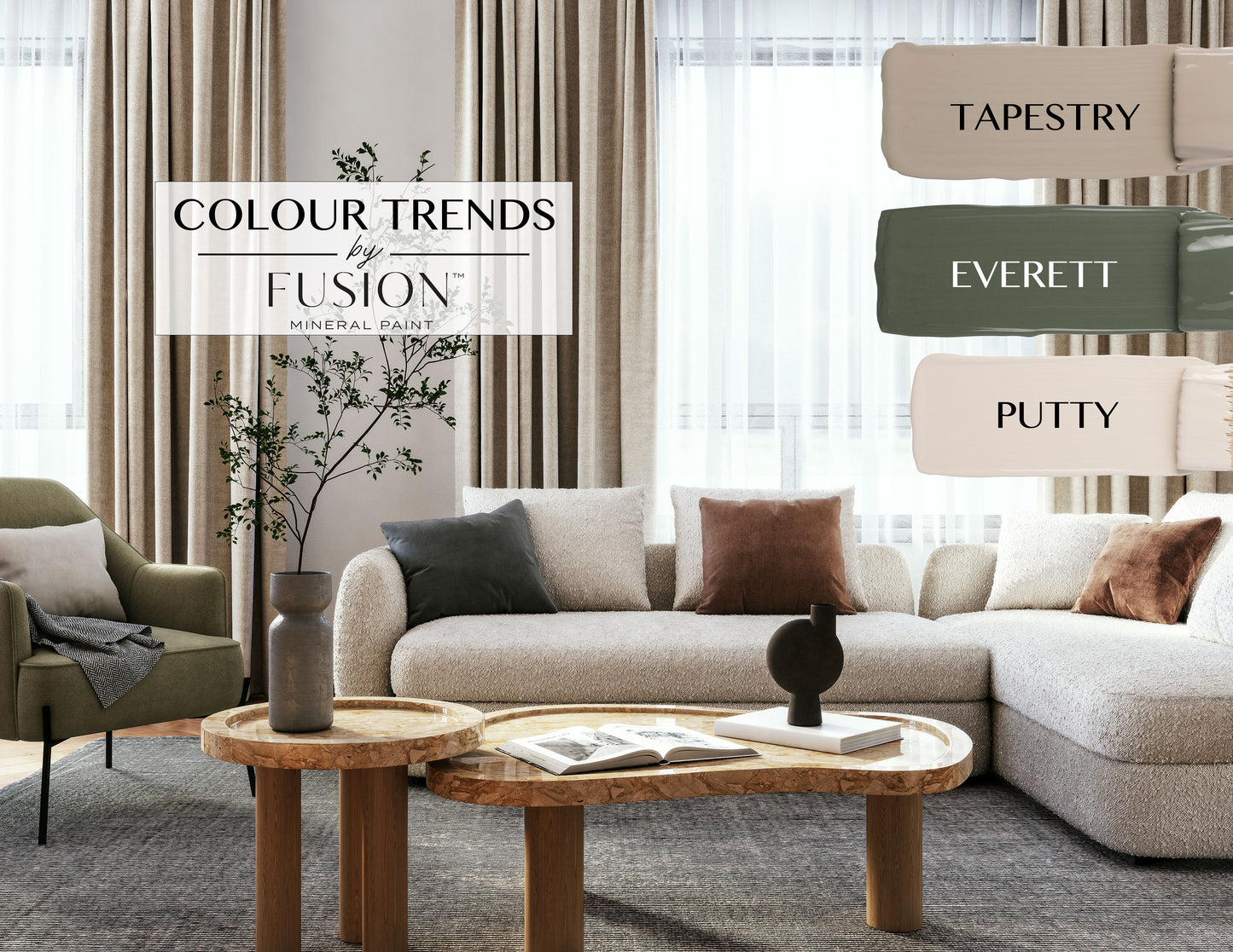 Fusion Mineral Paint 2025 Colour Trends Bundle #5