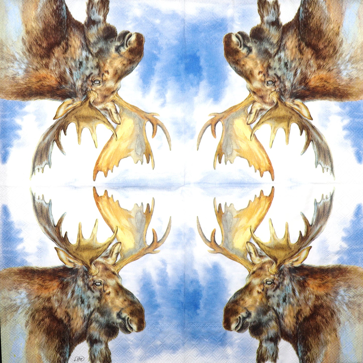 Decoupage Napkins 6.5" (2pcs)- Elk