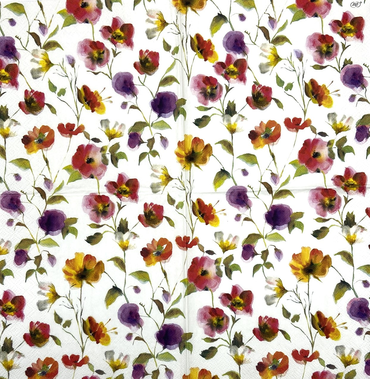 Decoupage napkins 6.5" (2pcs)- Flowers of Summer