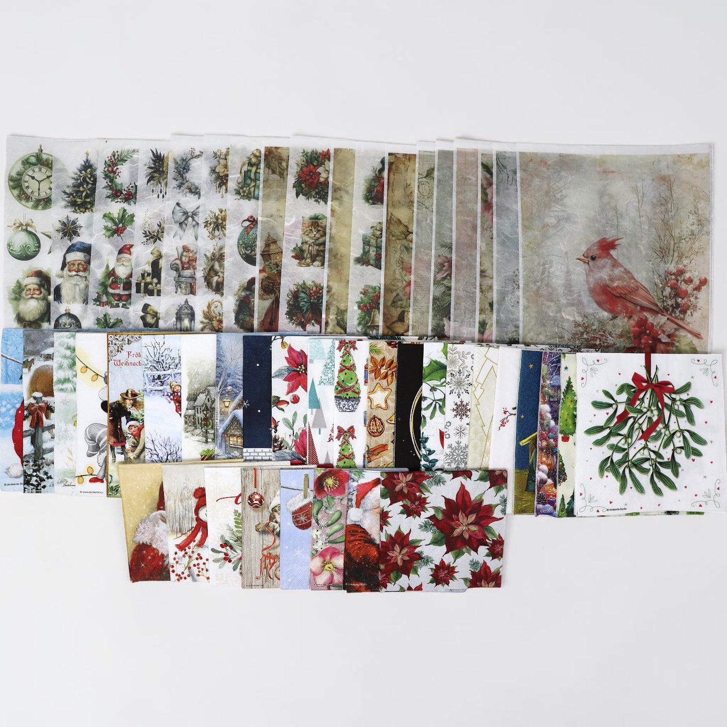 Mega Value Bundle #6 - Christmas Napkins and Rice Paper