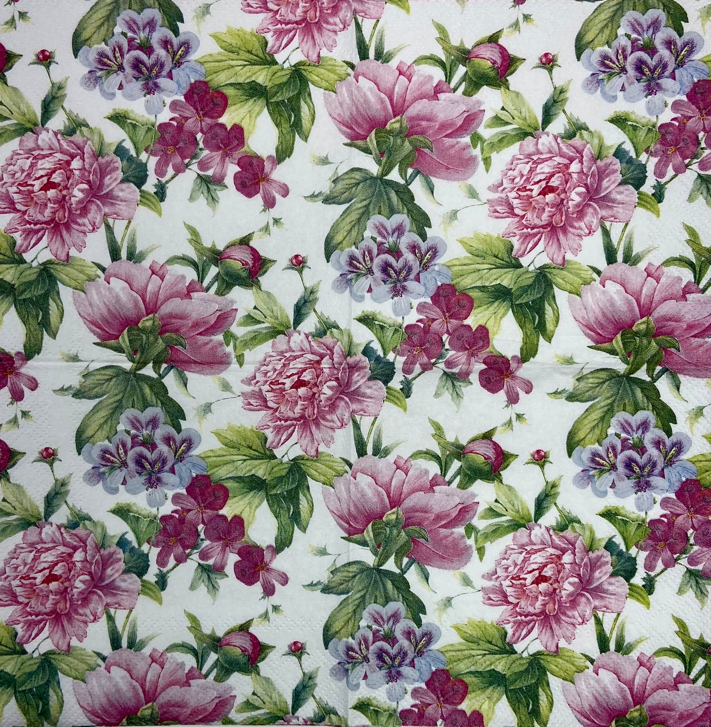 Decoupage Napkins 5" (2pcs)- Botanical Romance