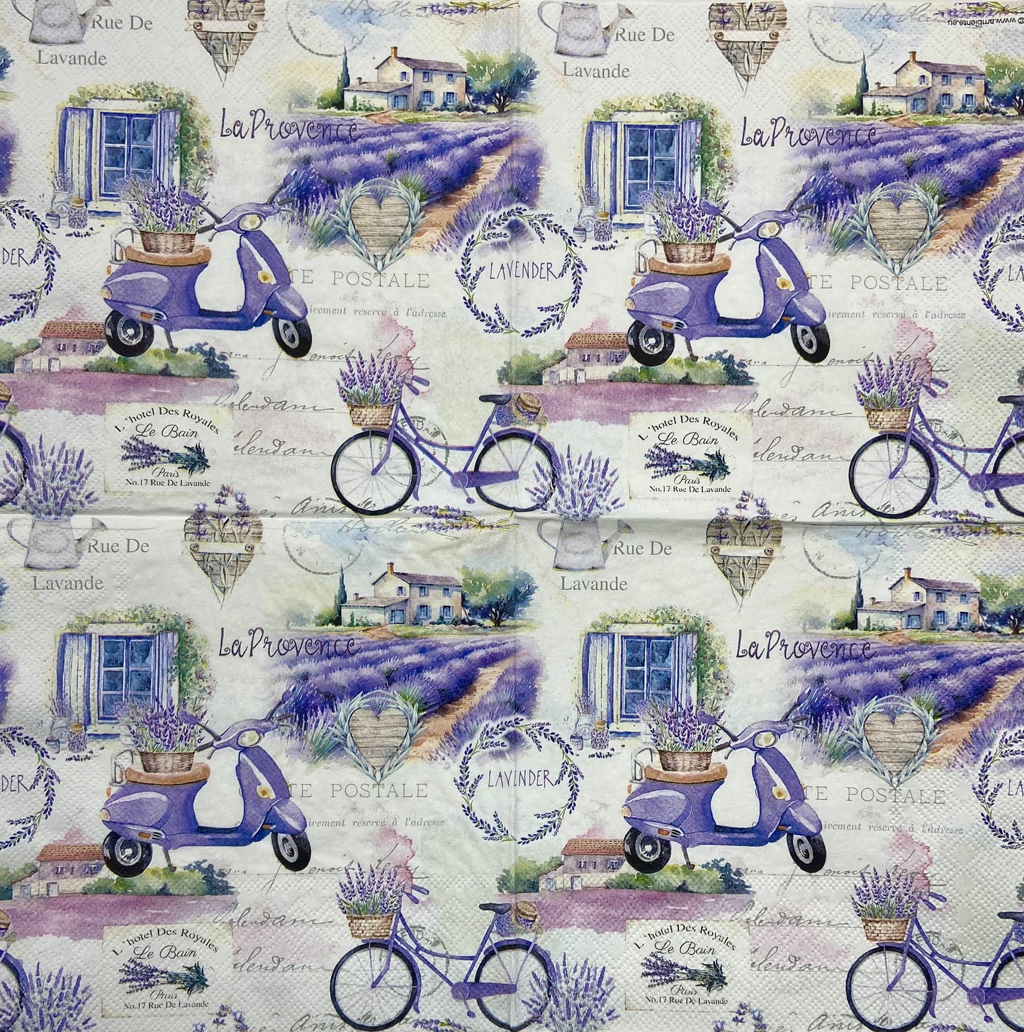 Decoupage Napkins 6.5" (2pcs)- La Provence