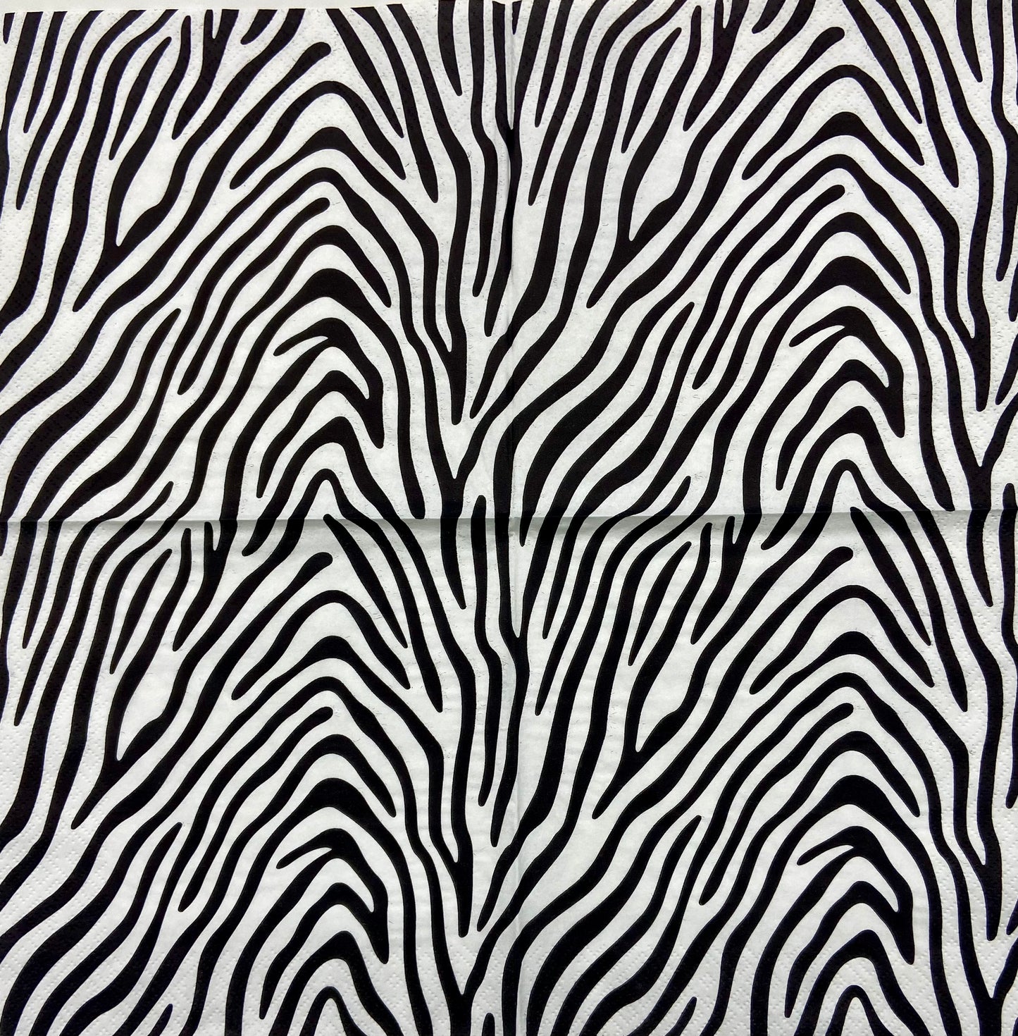 Decoupage Napkins 6.5" (2pcs)- Plains Zebra