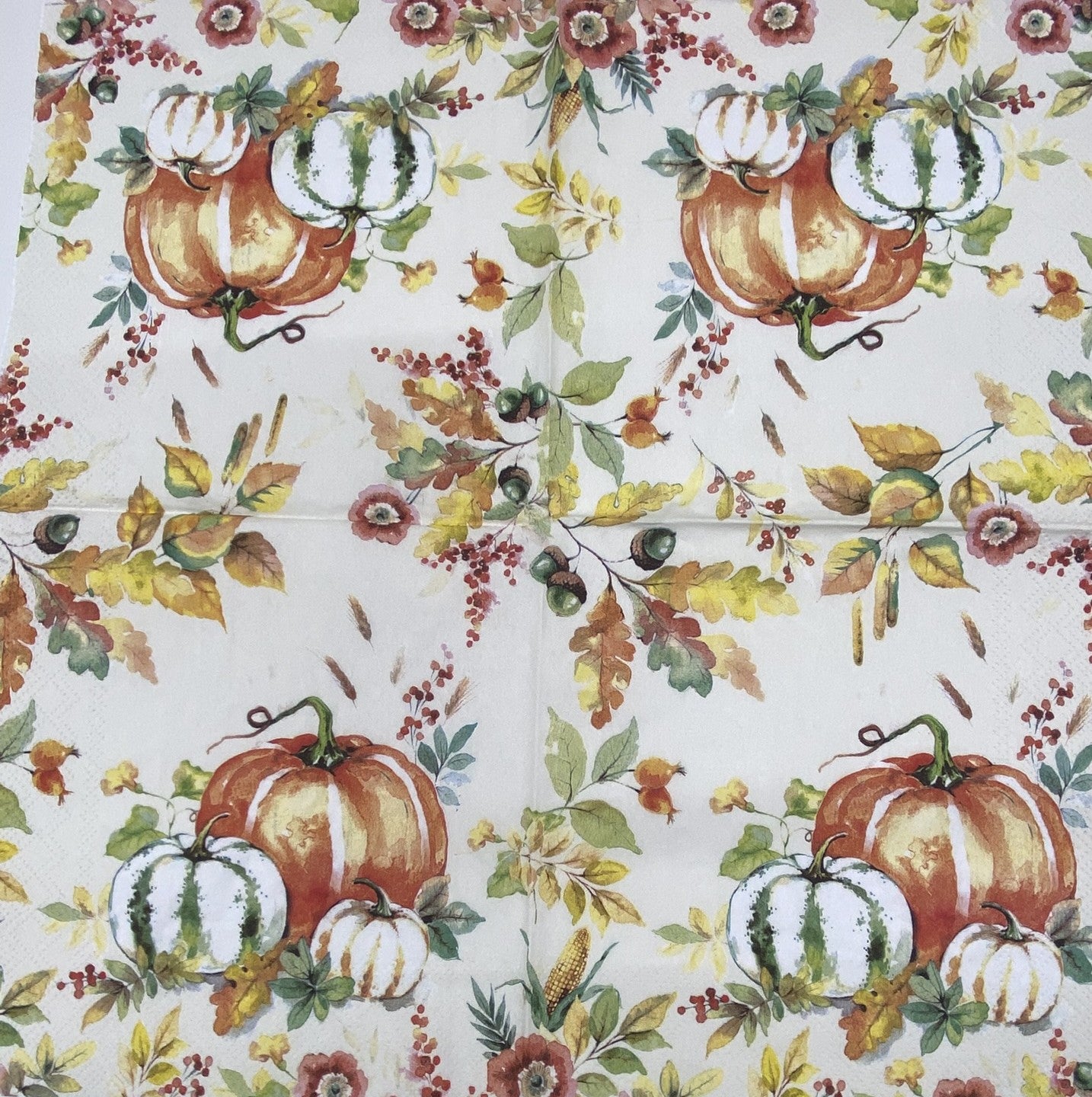 Decoupage Napkins 6.5" (2pcs)- Pumpkin Love