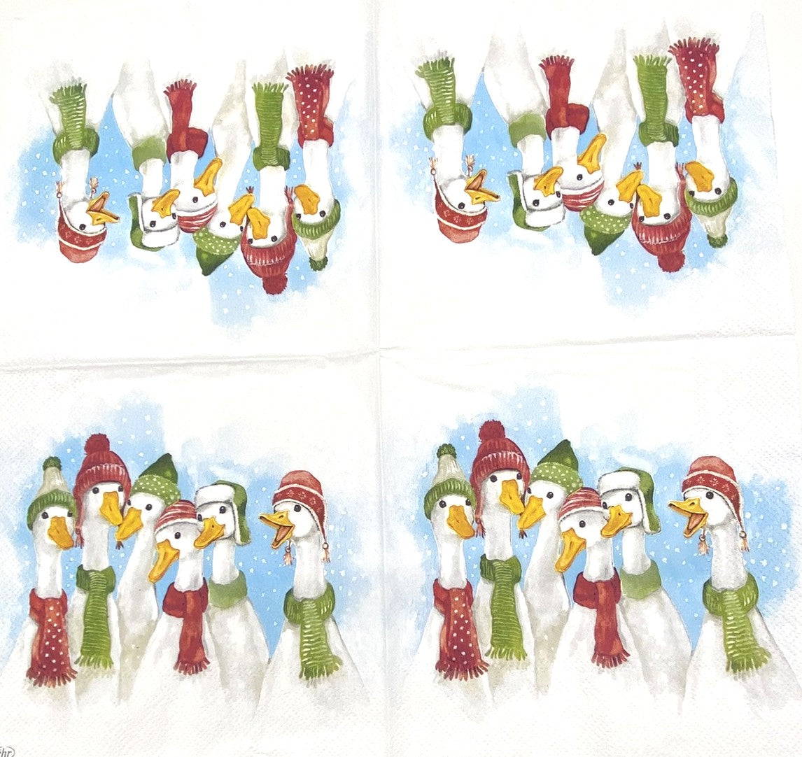 Decoupage Napkins, Lunch 6.5" (2pcs)- Edgar and Friends