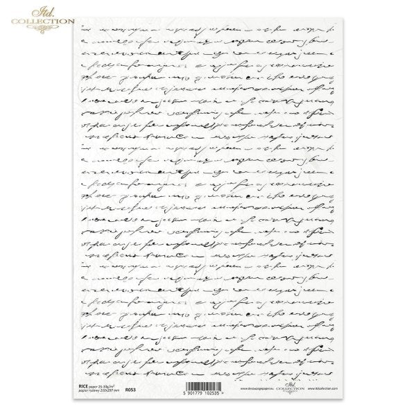 ITD Collection A4 Rice Paper - R0053