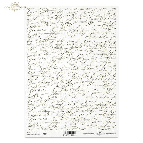 ITD Collection A4 Rice Paper - R0054