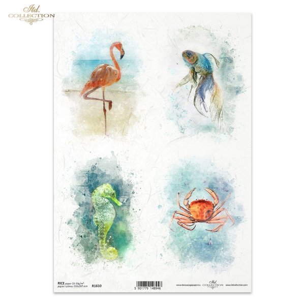 ITD Collection A4 Rice Paper - R1610