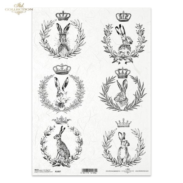 ITD Collection A4 Rice Paper - R1687