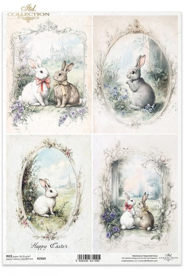 ITD Collection A4 Rice Paper - R2569