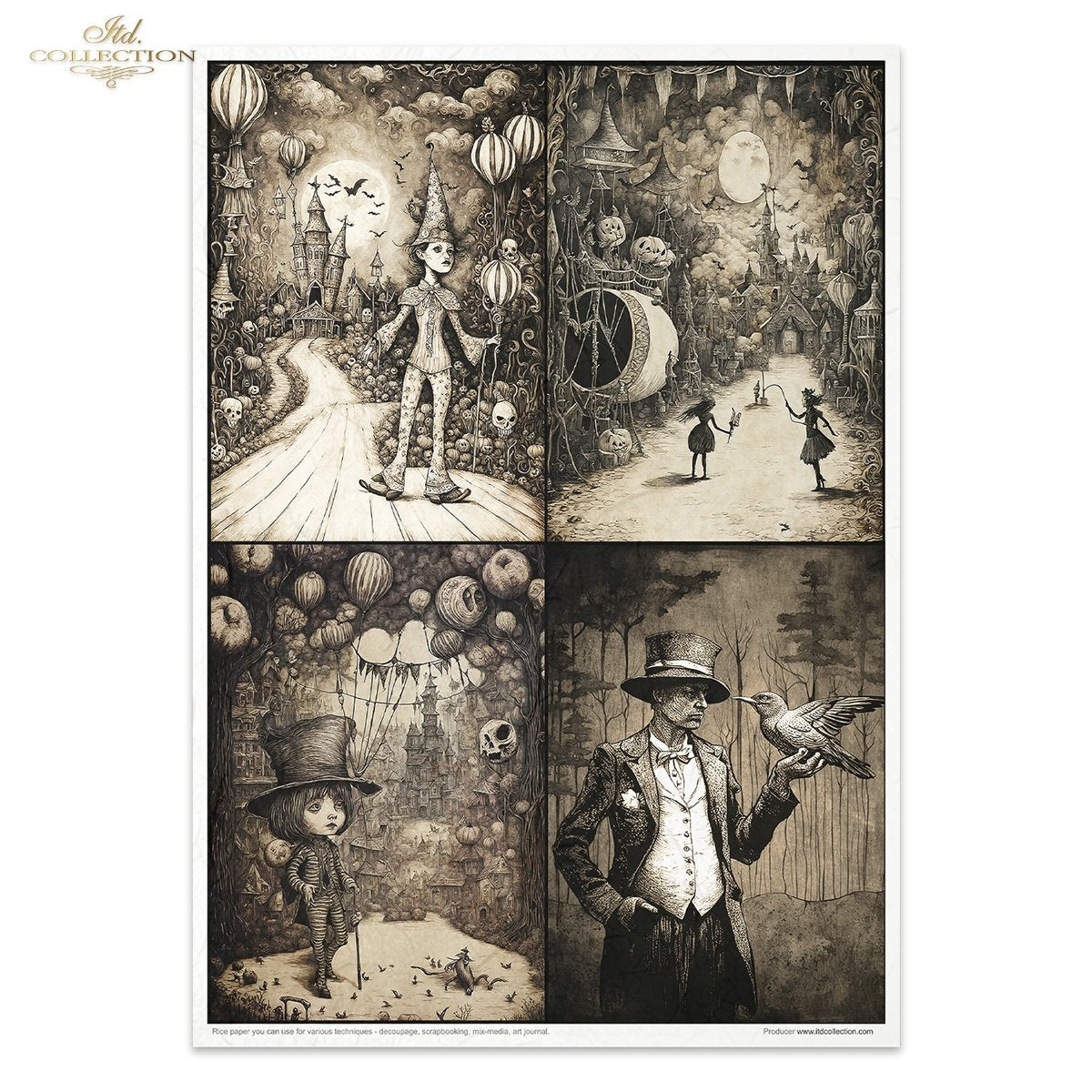 ITD Collection Rice Paper Creative Kit - Tales from the Dark Fair