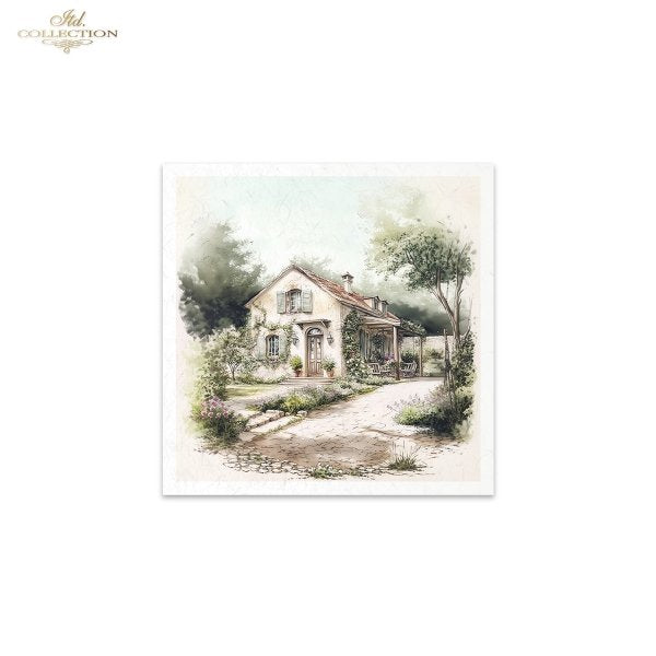 ITD Mini Collection Rice Paper Set - Cottages