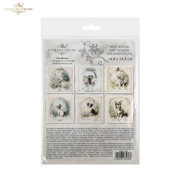 ITD Mini Collection Rice Paper Set - Dogs