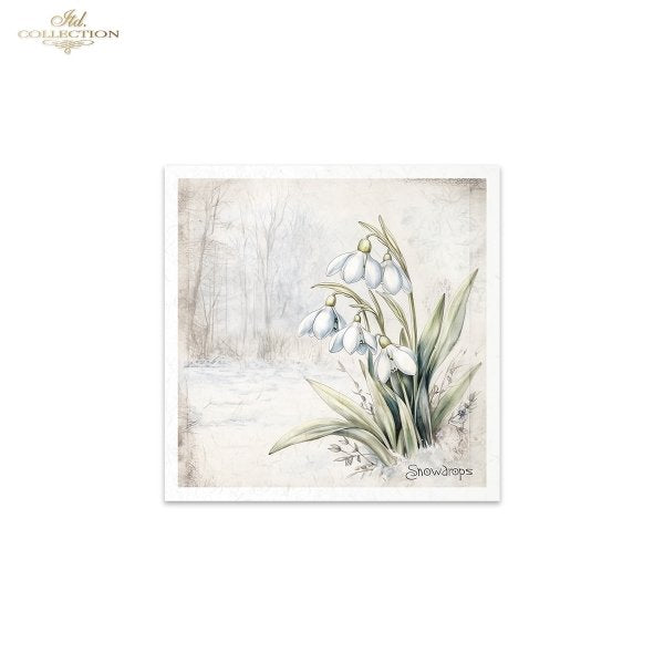 ITD Mini Collection Rice Paper Set - Flowers